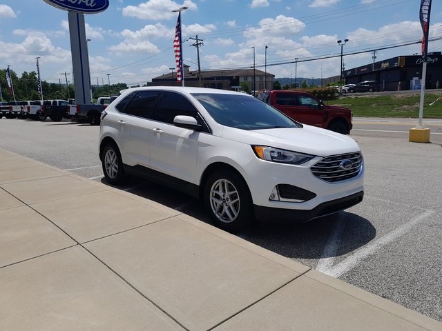 Used 2021 Ford Edge SEL with VIN 2FMPK4J99MBA17344 for sale in Triadelphia, WV