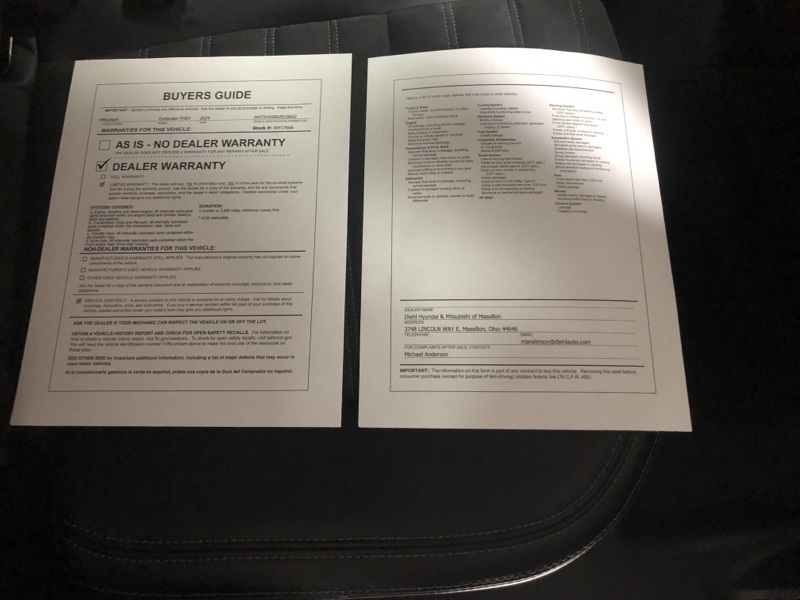 Used 2024 Mitsubishi Outlander PHEV SUV