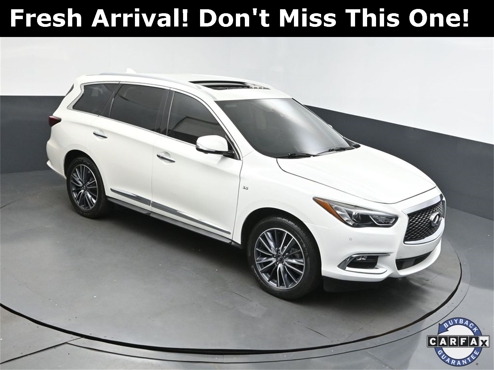 2020 Majestic White INFINITI QX60 LUXE FWD SUV