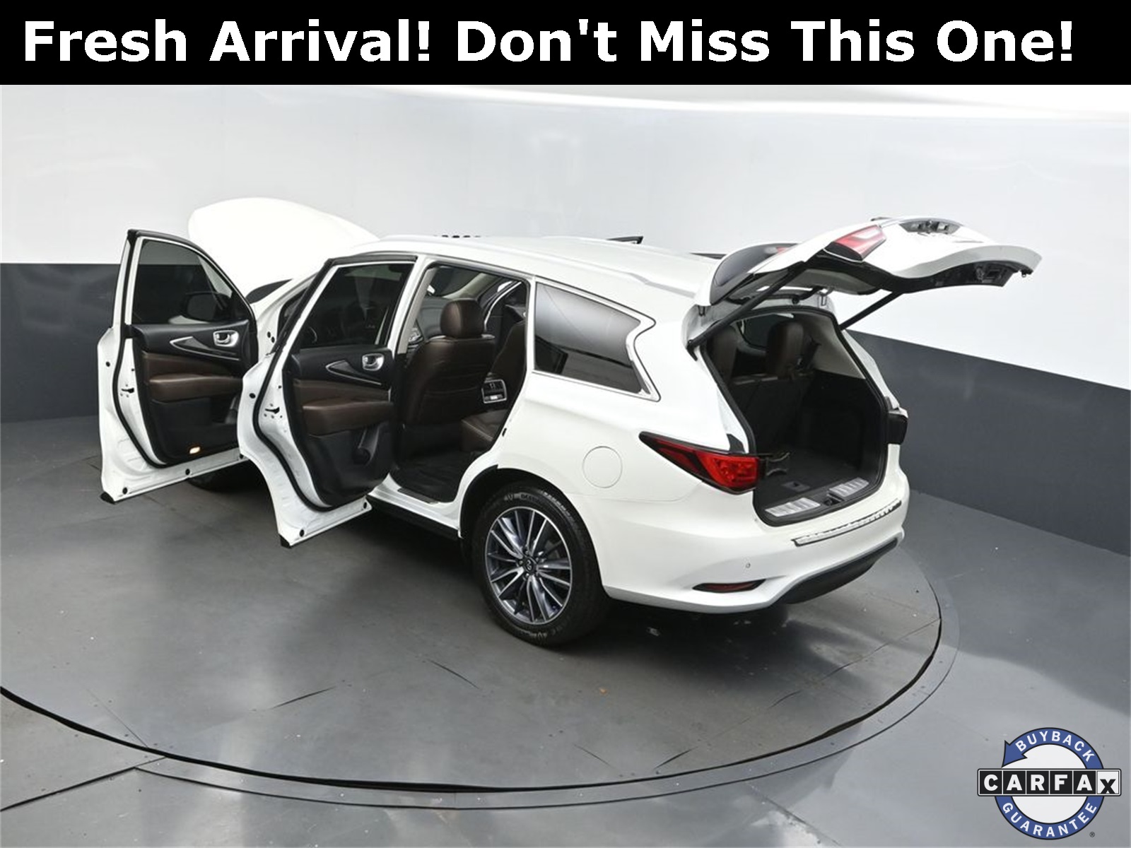 2020 Majestic White INFINITI QX60 LUXE FWD SUV