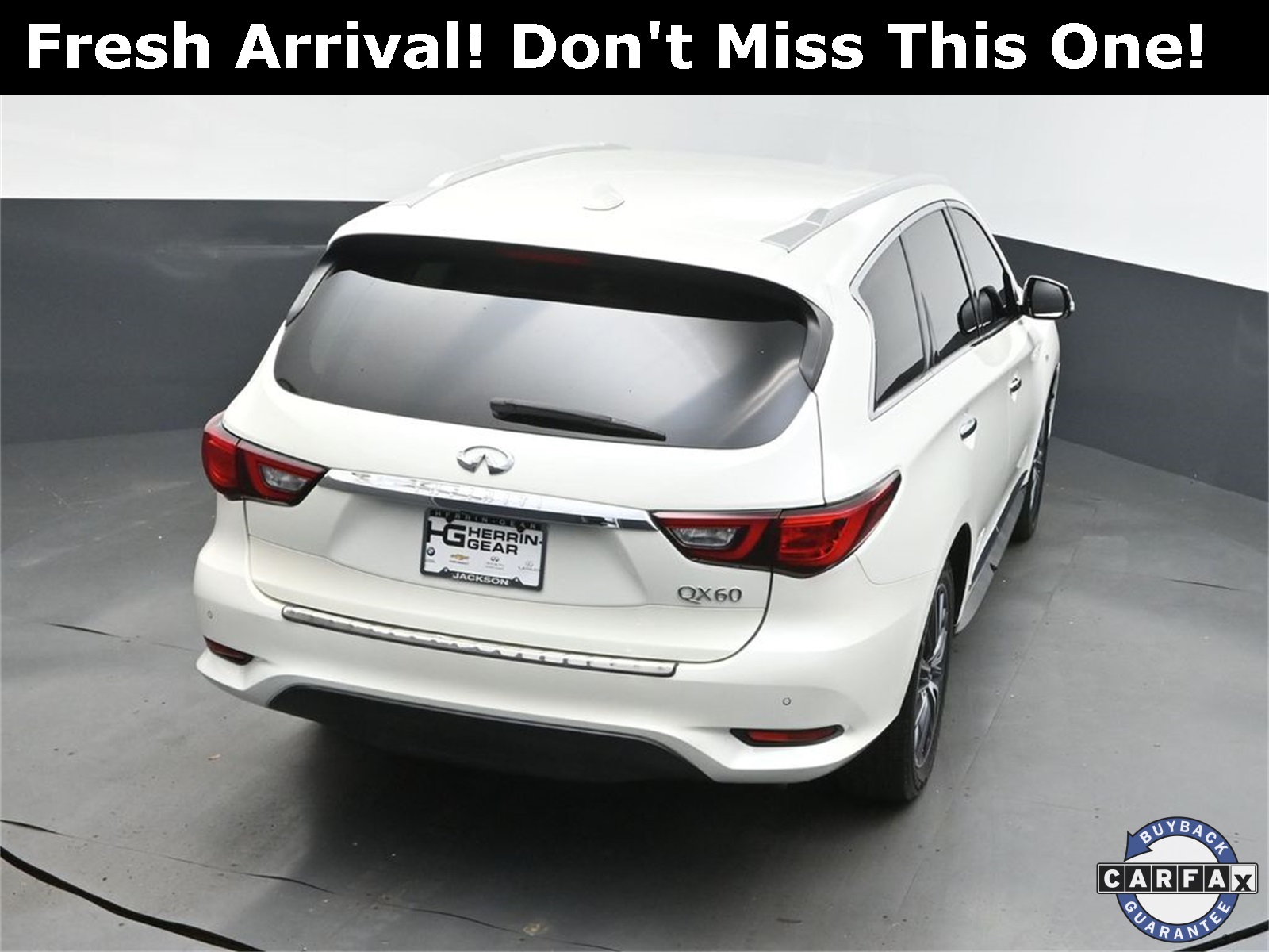 2020 Majestic White INFINITI QX60 LUXE FWD SUV