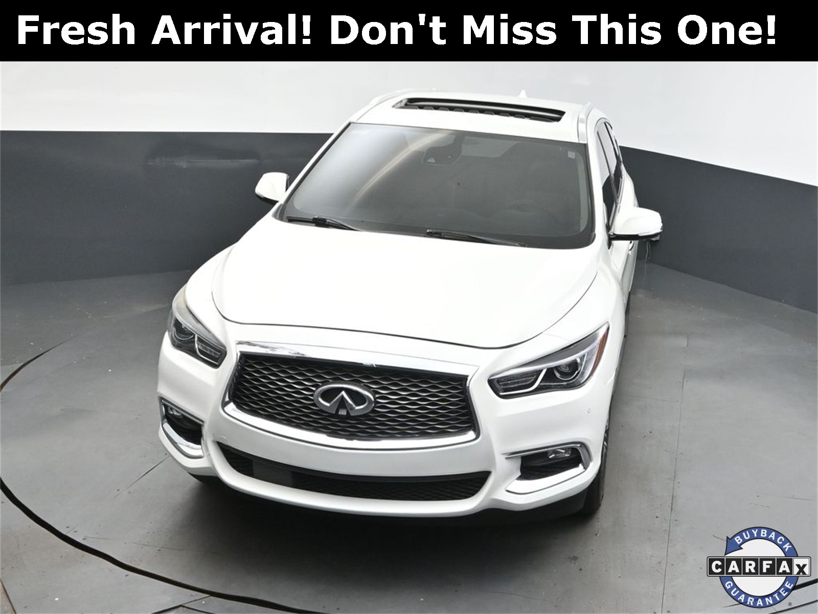 2020 Majestic White INFINITI QX60 LUXE FWD SUV