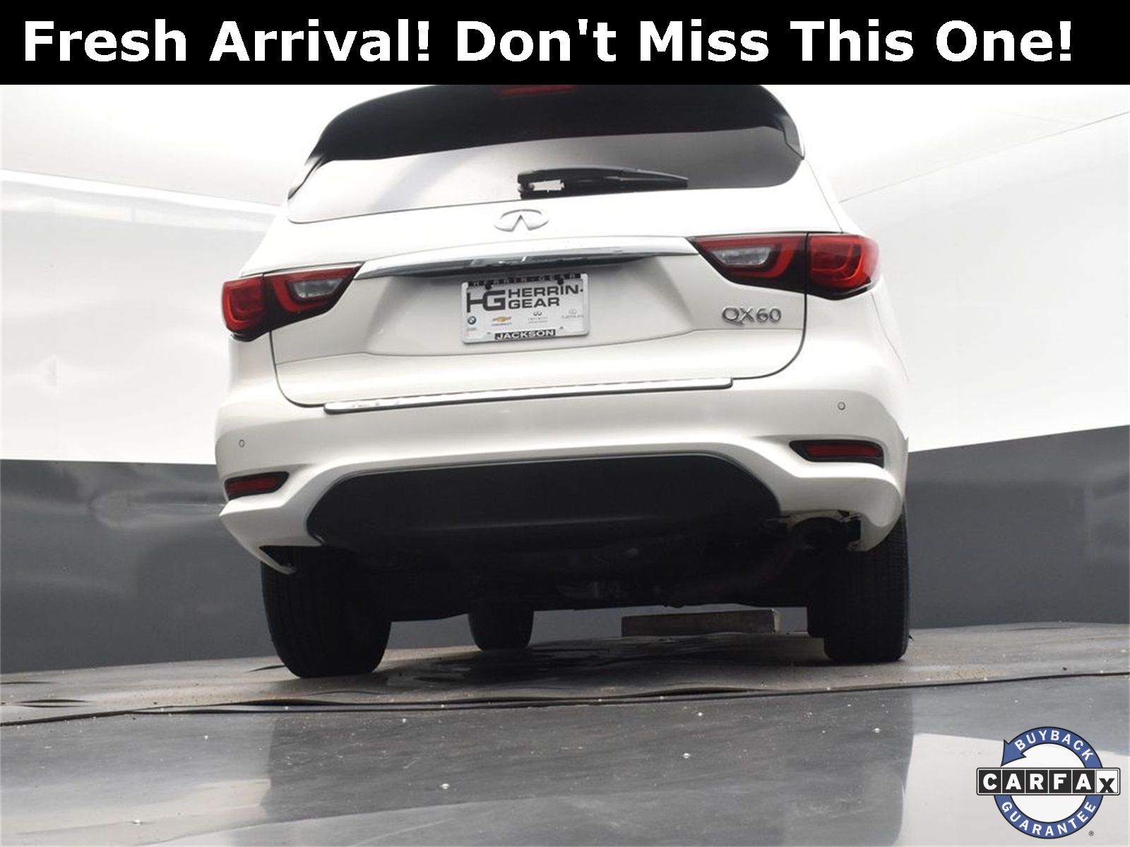 2020 Majestic White INFINITI QX60 LUXE FWD SUV