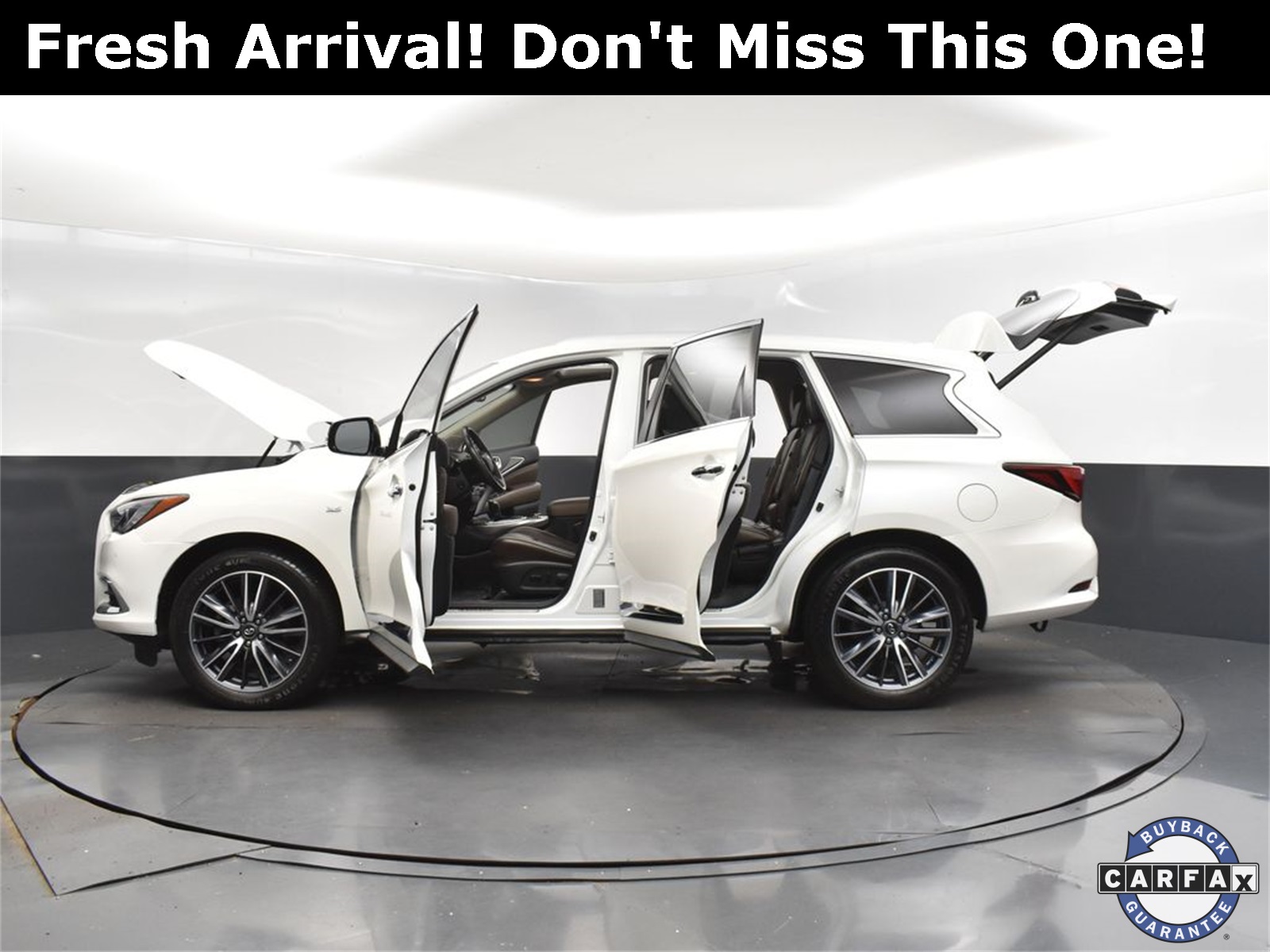 2020 Majestic White INFINITI QX60 LUXE FWD SUV