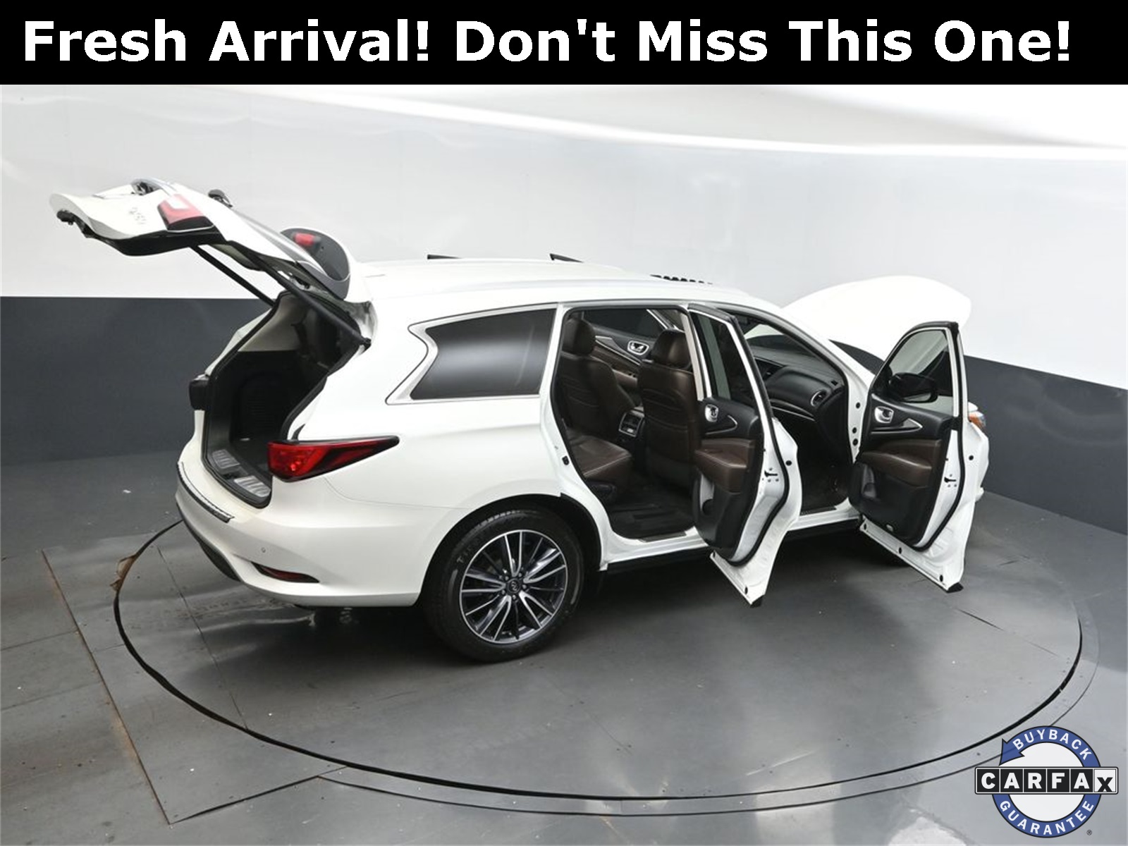 2020 Majestic White INFINITI QX60 LUXE FWD SUV
