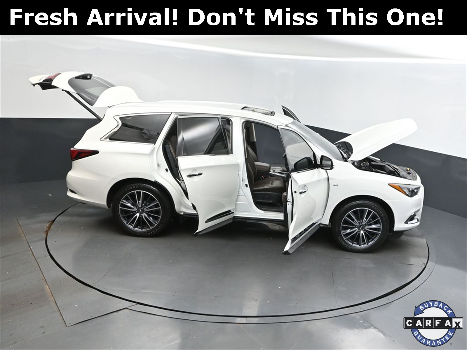2020 Majestic White INFINITI QX60 LUXE FWD SUV