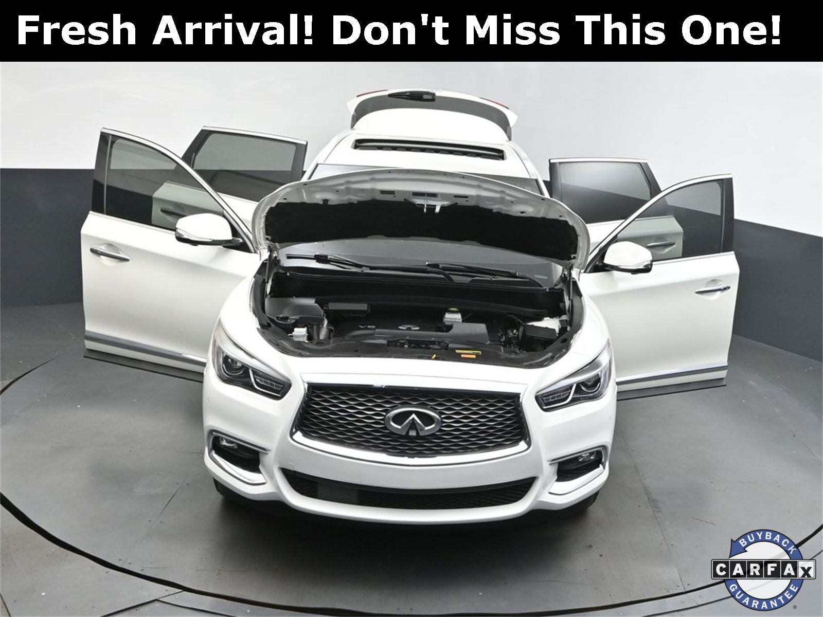 2020 Majestic White INFINITI QX60 LUXE FWD SUV