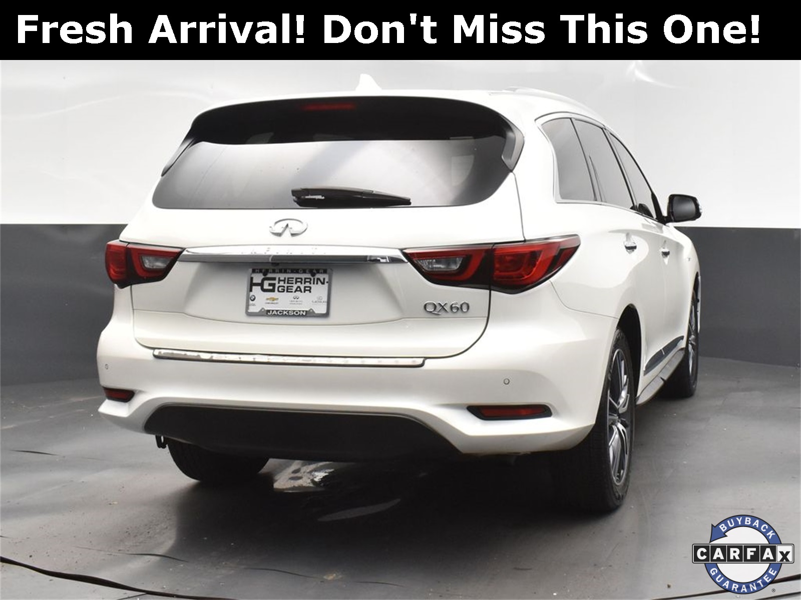 2020 Majestic White INFINITI QX60 LUXE FWD SUV