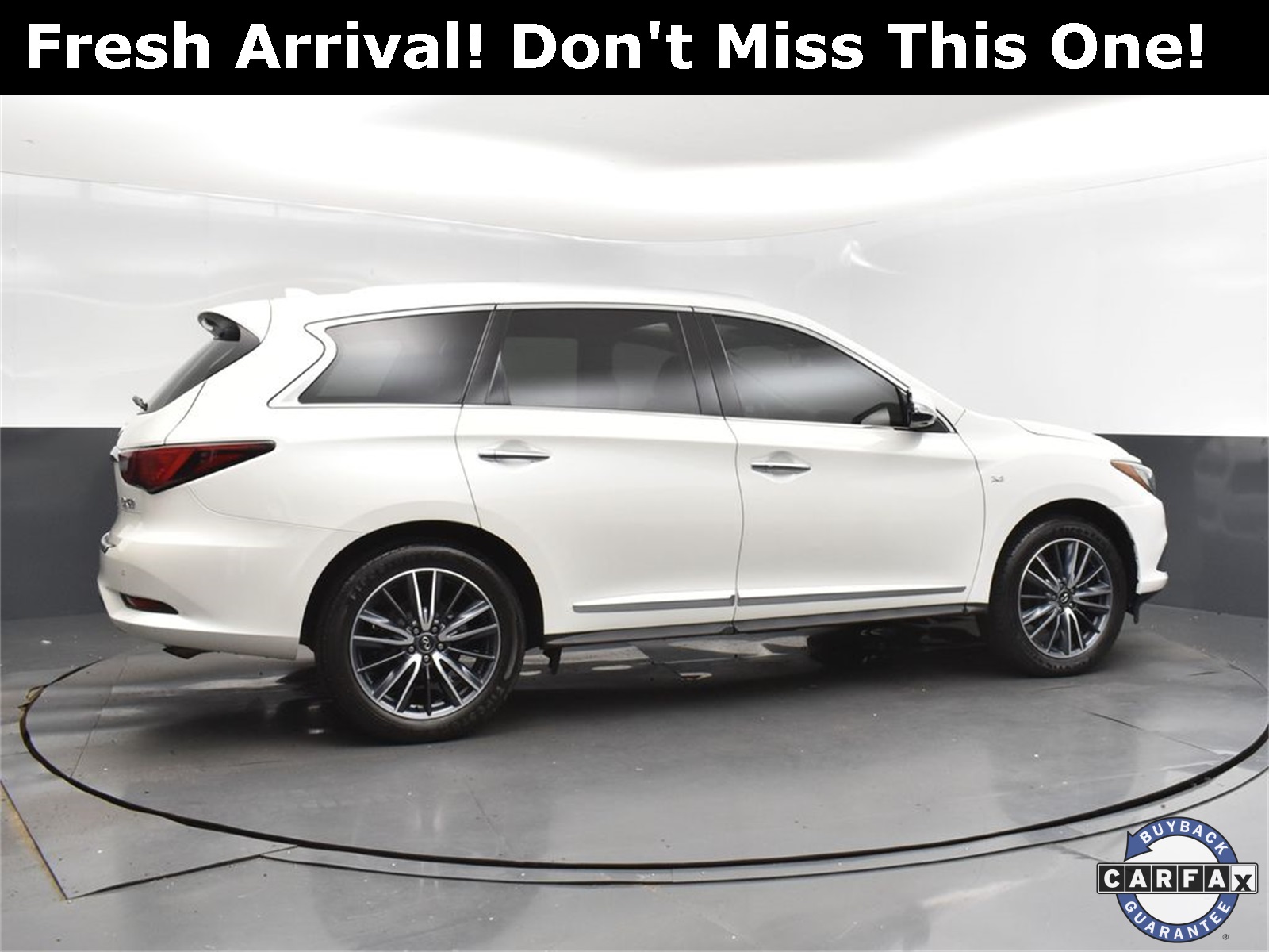2020 Majestic White INFINITI QX60 LUXE FWD SUV