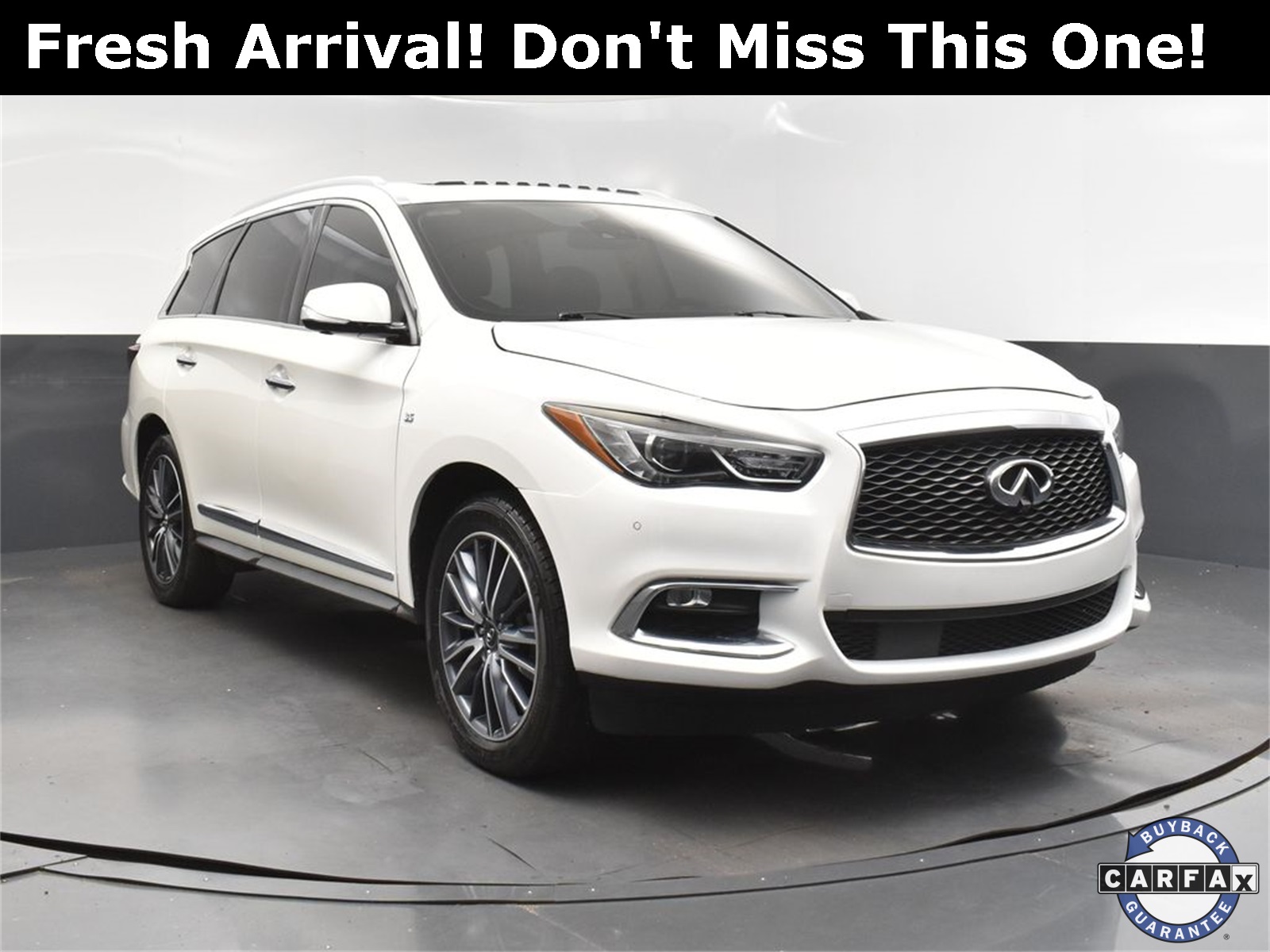 2020 Majestic White INFINITI QX60 LUXE FWD SUV