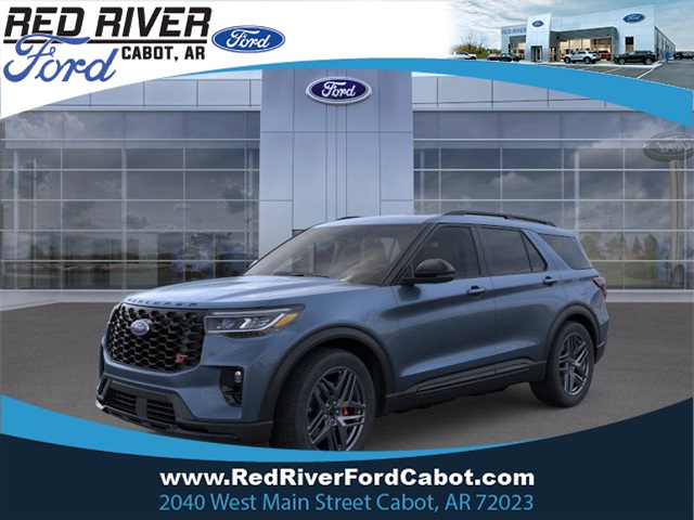 2025 Vapor Blue Metallic Ford Explorer ST SUV