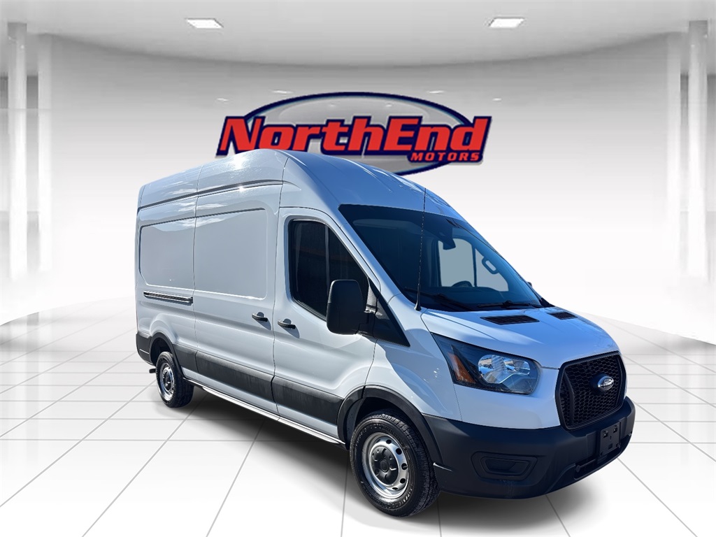 2023 Oxford White Ford Transit Cargo Van Base Van