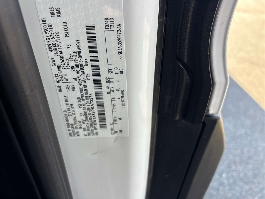 2023 Oxford White Ford Transit Cargo Van Base RWD Van