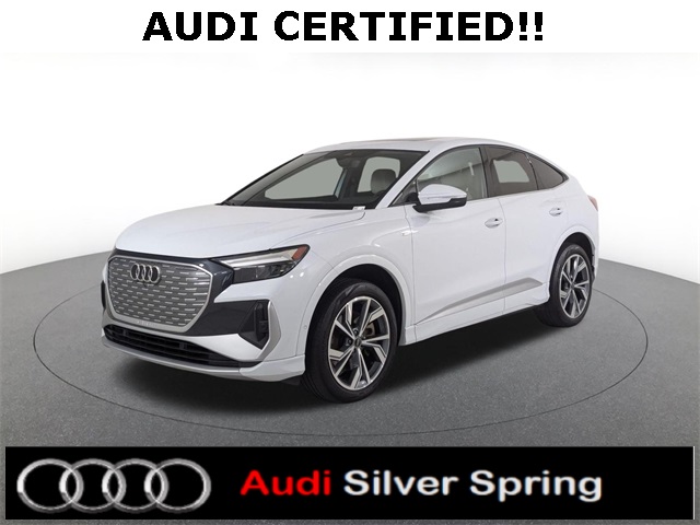 used 2024 Audi Q4 Sportback e-tron car, priced at $30,981