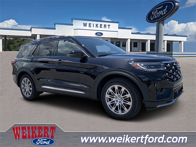 2025 Agate Black Metallic Ford Explorer Platinum RWD SUV