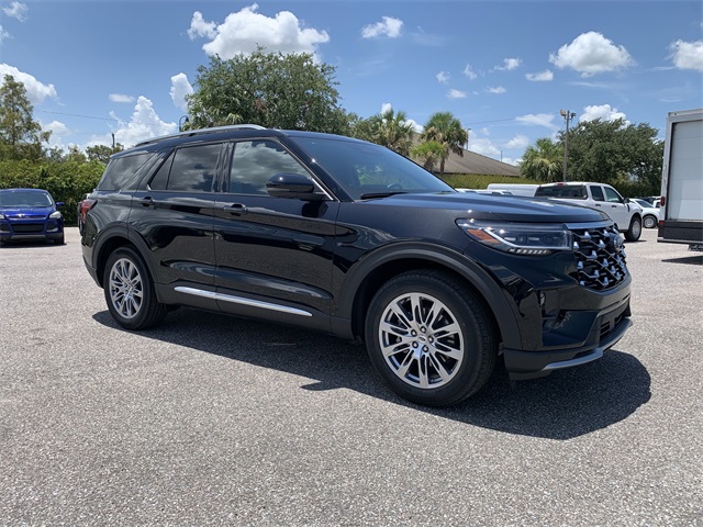 2025 Agate Black Metallic Ford Explorer Platinum RWD SUV