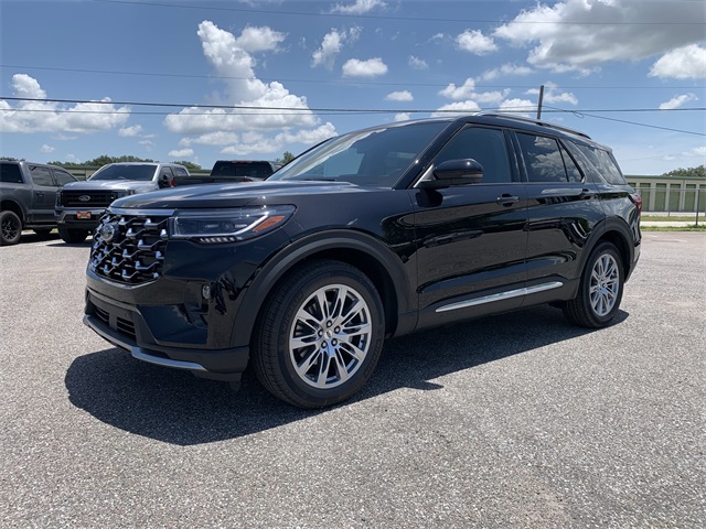 2025 Agate Black Metallic Ford Explorer Platinum RWD SUV