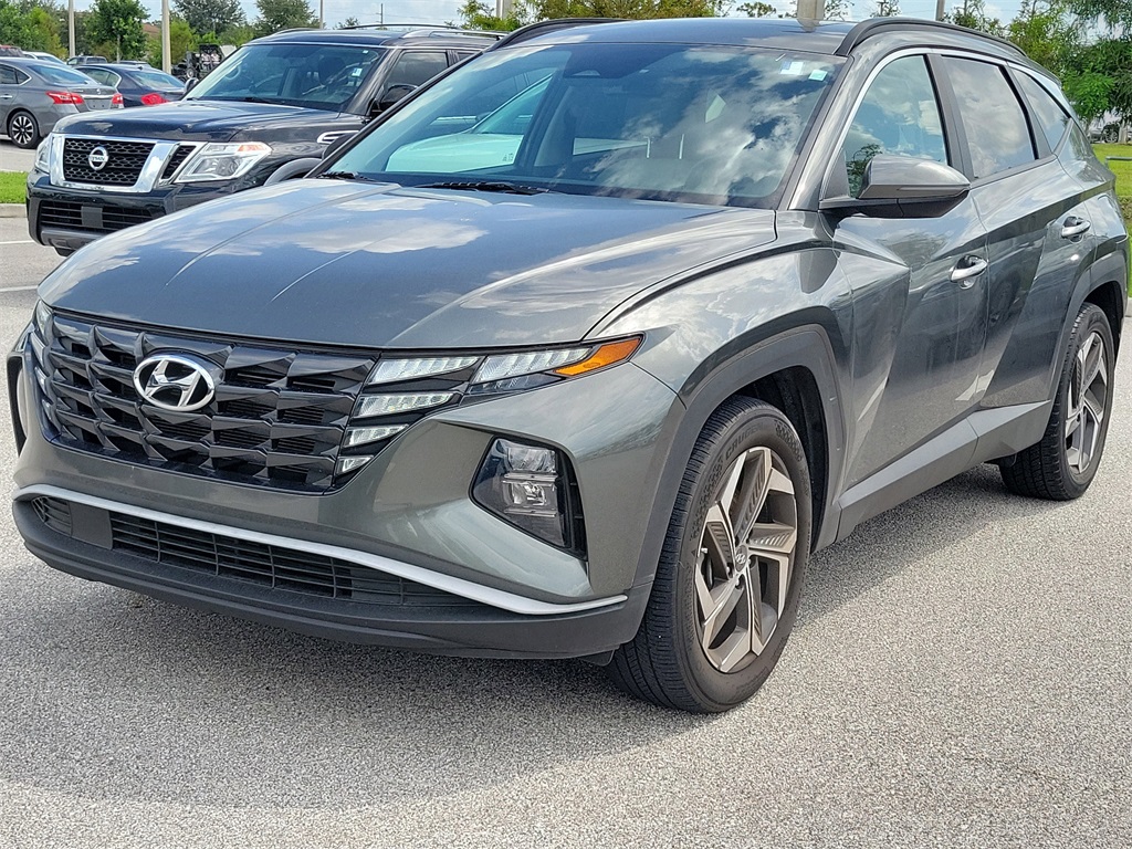 2023 Amazon Gray Hyundai Tucson SEL FWD SUV