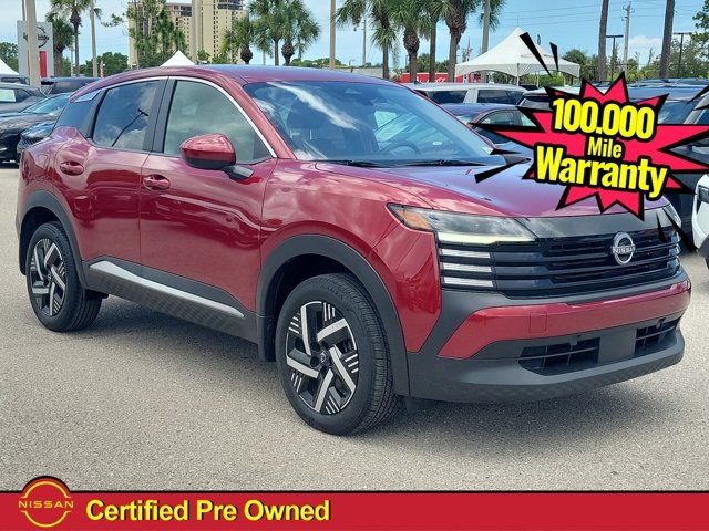 2025 Scarlet Ember Tintcoat Nissan Kicks SV SUV
