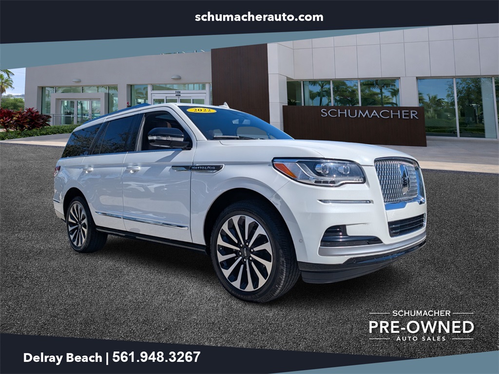 used 2022 Lincoln Navigator car, priced at $49,878