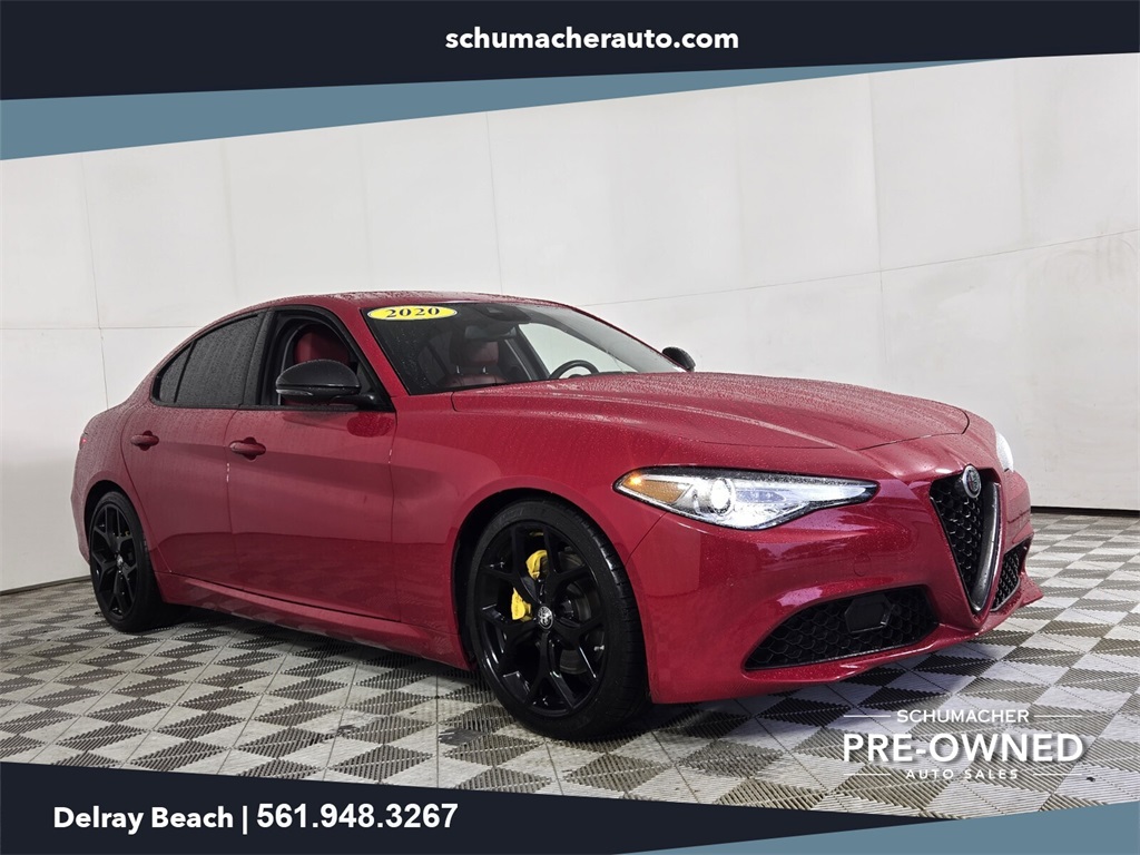 used 2020 Alfa Romeo Giulia car, priced at $17,998