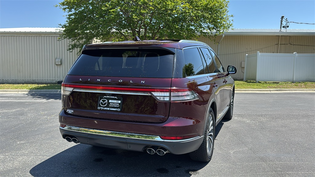 2020 Burgundy Velvet Metallic Tinted Clearcoat Lincoln Aviator Reserve AWD SUV