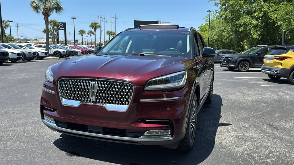 2020 Burgundy Velvet Metallic Tinted Clearcoat Lincoln Aviator Reserve AWD SUV