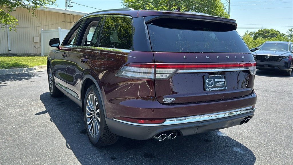 2020 Burgundy Velvet Metallic Tinted Clearcoat Lincoln Aviator Reserve AWD SUV