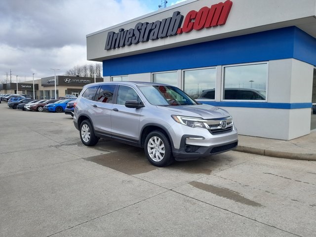 Used 2020 Honda Pilot LX with VIN 5FNYF6H10LB013385 for sale in Triadelphia, WV