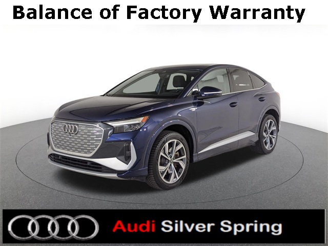 used 2023 Audi Q4 Sportback e-tron car, priced at $24,981
