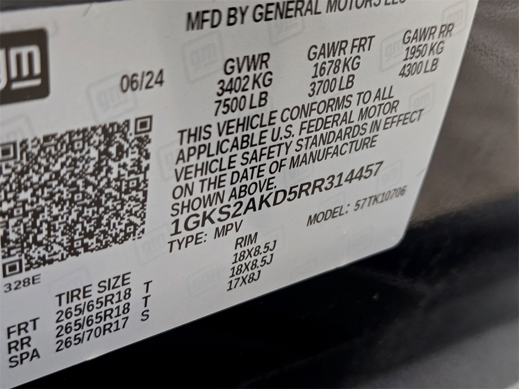 2024 Gmc Yukon SLE photo 33