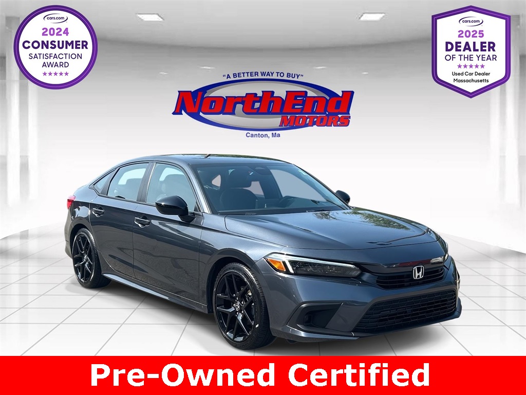 2024 Sonic Gray Pearl Honda Civic Sedan Sport Sedan
