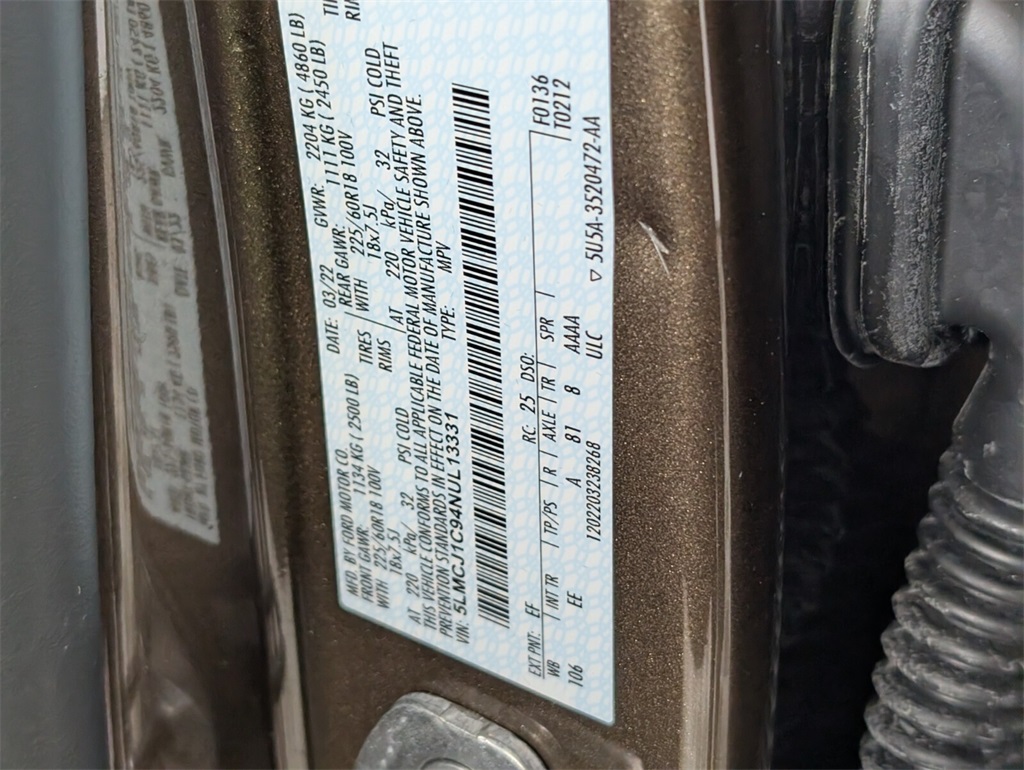 used 2022 Lincoln Corsair car, priced at $24,498