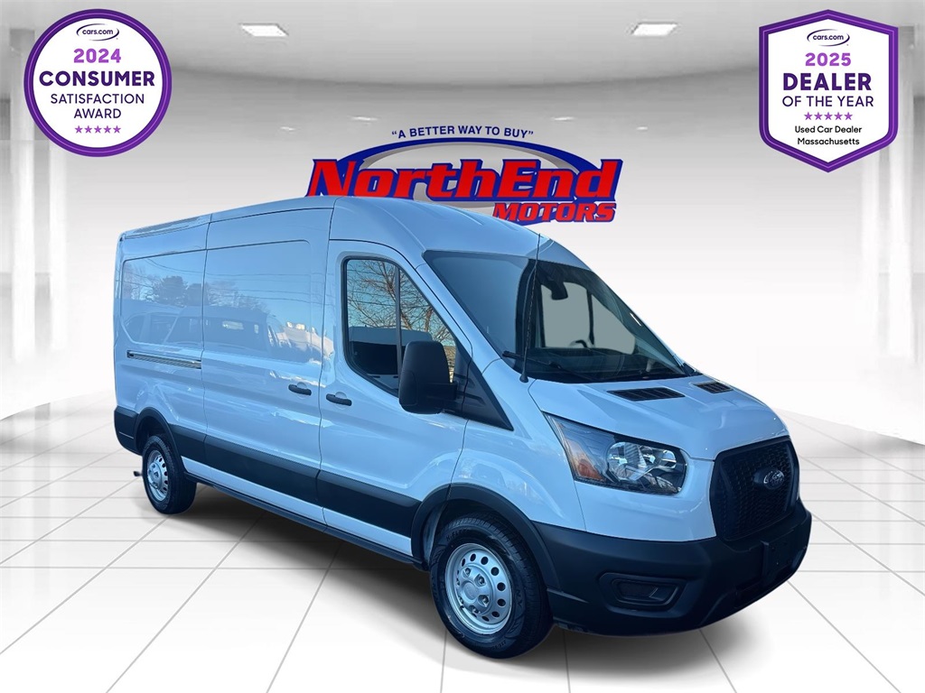 2023 Oxford White Ford Transit Cargo Van AWD Van