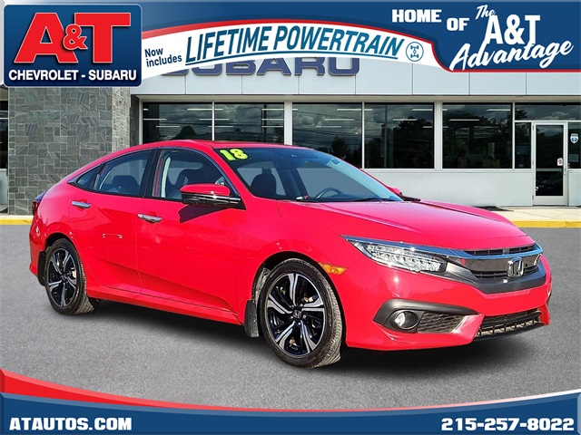 used 2018 Honda Civic car, priced at $21,997