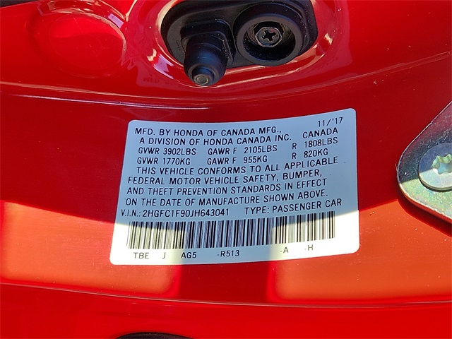 used 2018 Honda Civic car, priced at $21,997