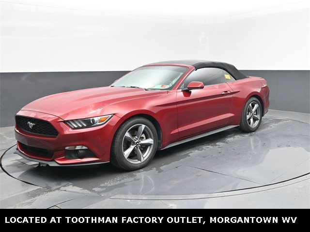 2015 Ruby Red Metallic Ford Mustang V6 RWD Convertible