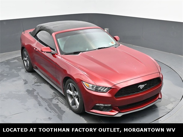 2015 Ruby Red Metallic Ford Mustang V6 RWD Convertible