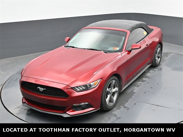 2015 Ruby Red Metallic Ford Mustang V6 RWD Convertible