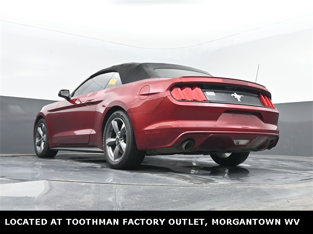 2015 Ruby Red Metallic Ford Mustang V6 RWD Convertible
