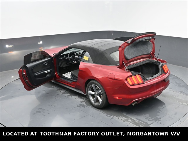 2015 Ruby Red Metallic Ford Mustang V6 RWD Convertible