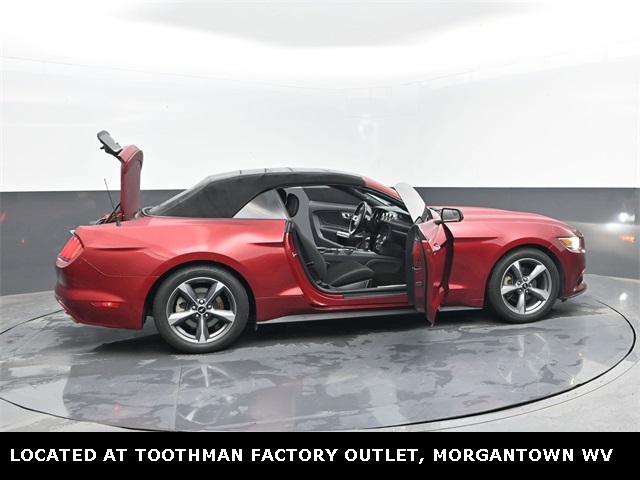 2015 Ruby Red Metallic Ford Mustang V6 RWD Convertible
