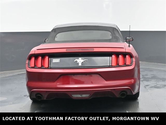 2015 Ruby Red Metallic Ford Mustang V6 RWD Convertible