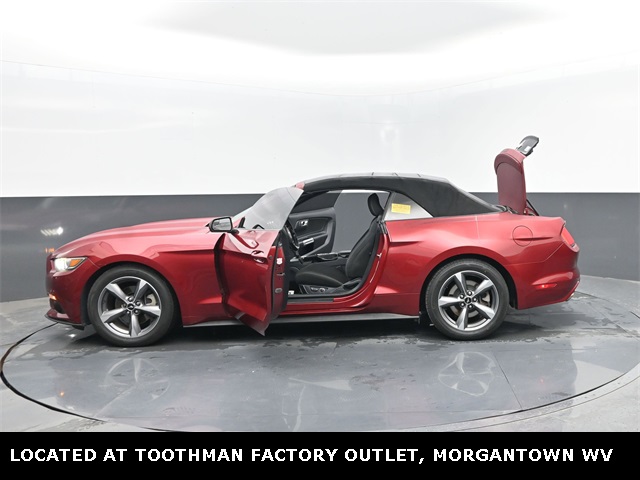 2015 Ruby Red Metallic Ford Mustang V6 RWD Convertible