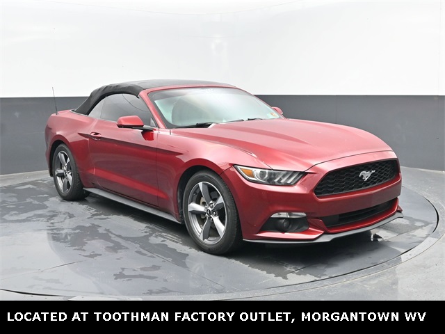 2015 Ruby Red Metallic Ford Mustang V6 RWD Convertible