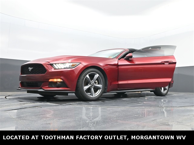 2015 Ruby Red Metallic Ford Mustang V6 RWD Convertible