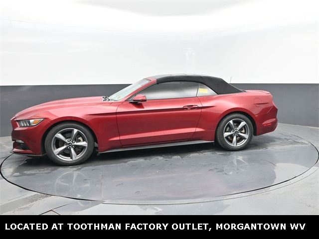2015 Ruby Red Metallic Ford Mustang V6 RWD Convertible