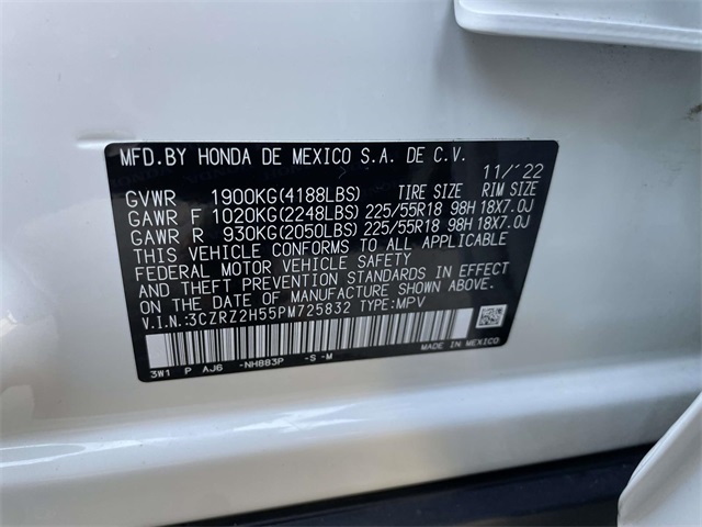 used 2023 Honda HR-V car, priced at $21,526