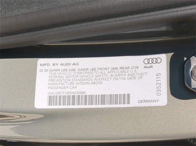 new 2025 Audi A5 car, priced at $56,775