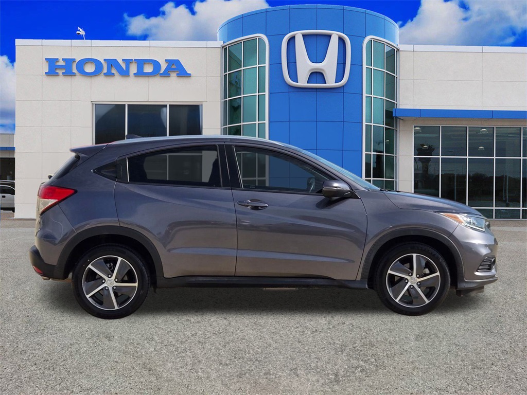 Used 2021 Honda HR-V EX-L with VIN 3CZRU6H76MM705589 for sale in Weatherford, TX